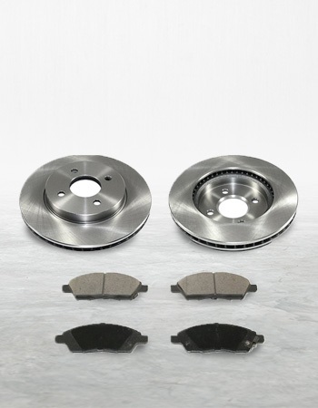  Brake Pad and Rotor Kit - Front - DuraGo